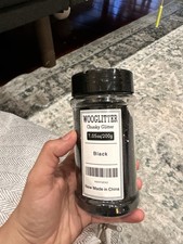 Black Glitter Chunky Glitter - 180G/7Oz Chunky