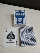 Vintage Gemaco El Rancho Casino Las Vegas Cancelled Blue Deck Playing Cards