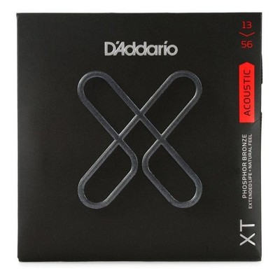 Used D'Addario XT Acoustic Phosphor Bronze Strings, 13-56
