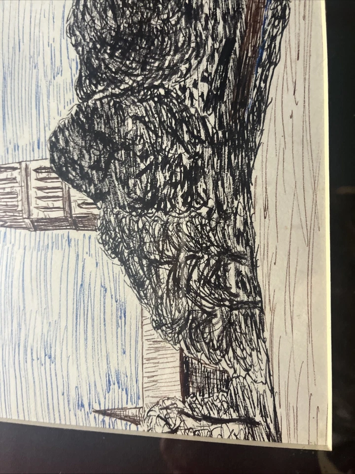 J P Gunther 1983 年时期的墨水艺术品。 — 第 4/4 张图片