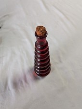 Decorative Bottle 8 Tier Bubble Purple Cork S...