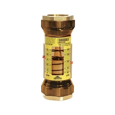 HEDLAND H615-050-R Flowmeter, 1-1/2 FNPT, 5-50 GPM 6KFC7