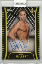 2018 Topps Wwe Nxt Nick Miller Autographs Anm