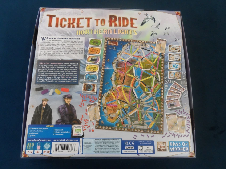 Ticket to Ride - Northern Lights Boardgame By Days Of Wonder BNIB - Image 2 of 2