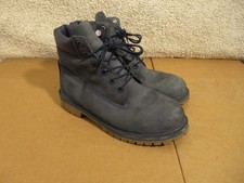 Timberland 6" Premium Waterproof Boots 3793A Blue Size 6 Youth Primaloft