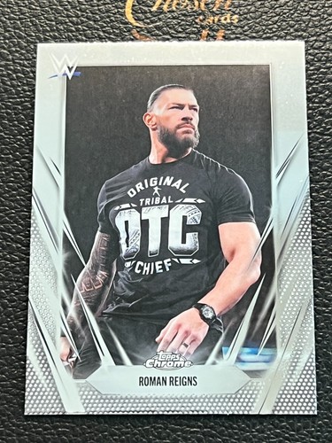 2026 Topps Chrome WWE Roman Reigns Base Buyback #18 $20 BRD