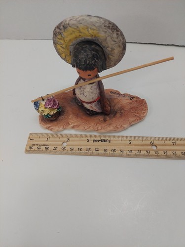 DeGrazia Figur BLUMENERNTE 1994 Vintage Goebel LESEN - Bild 10 von 10