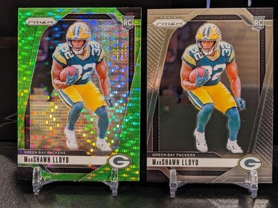 MarShawn Lloyd   2024 Panini Prizm Neon Green Pulsar + Base RC #374 (2)  
