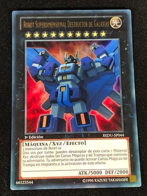 Yugioh Superdimensional Robot Galaxy Destroyer REDU-SP044 1st Ultra (NM) Spanish