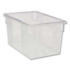 Rubbermaid Commercial 3301CLE 21.5 gal 26" x 18" x 15" Food/Tote Boxes - CLR New