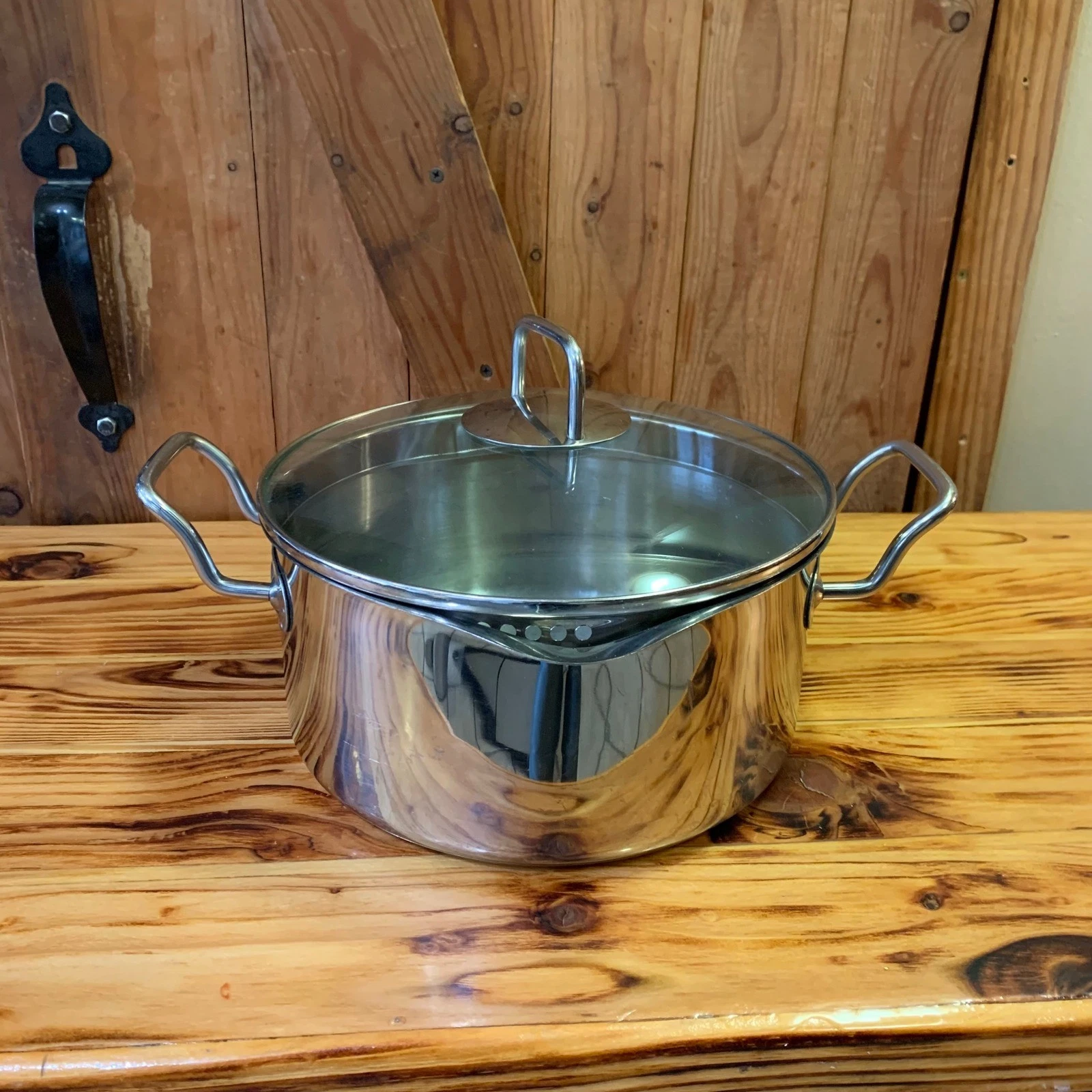 Krona Norpro 5QT Stainless Steel Multi-Pot Stockpot with Strainer Glass Lid
Opens in a new window or