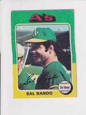 1975 Topps #380 SAL BANDO