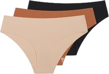 New 3 Pcs Seamless Panties For Women Breathable Low Waist Underwear Fast Ship