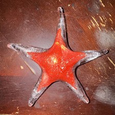 Vintage Beautiful Art Glass Starfish Paperwei...