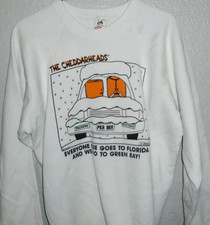 vintage 1980s Green Bay Packers Sweatshirt cheese head  Crewneck NFL size XL