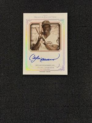 2013 Topps Museum Collection #AA-AD Andre Dawson Auto /5 Cubs HOF
