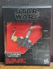 Star Wars Titanium The Black Series  12 Poe   s X-Wing Fighter 2015 Hasbro B4581