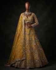 NEW INDIAN BRIDAL LEHNGA CHOLI PARTY WEAR CHOLI LEHNGA BOLLYWOOD DESIGNER DRESS