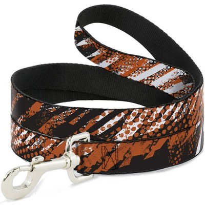 Dog Leash Grunge Tread Orange NARROW 0.5'' (US IMPORT)