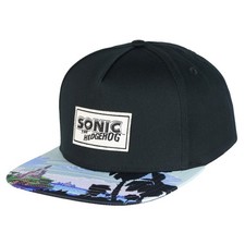 Sonic the Hedgehog Boys' Flat-Brim Hat Angel Island Snapback OSFM Baseball Cap
