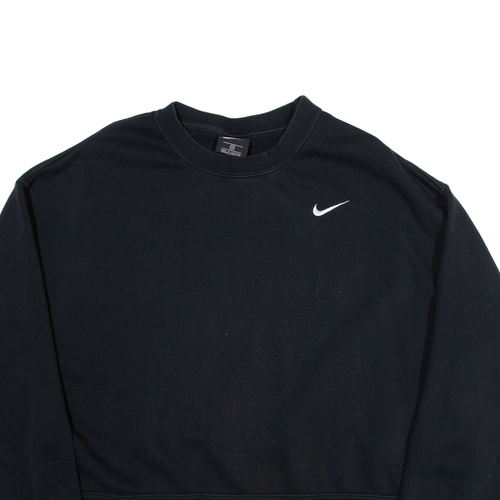 NIKE Womens Sweatshirt Black 2XL - Picture 2 of 6
