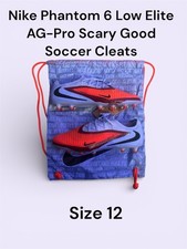 Nike Phantom 6 High Elite AG Artificial Grass Soccer Cleats HQ2329-400 Size 12