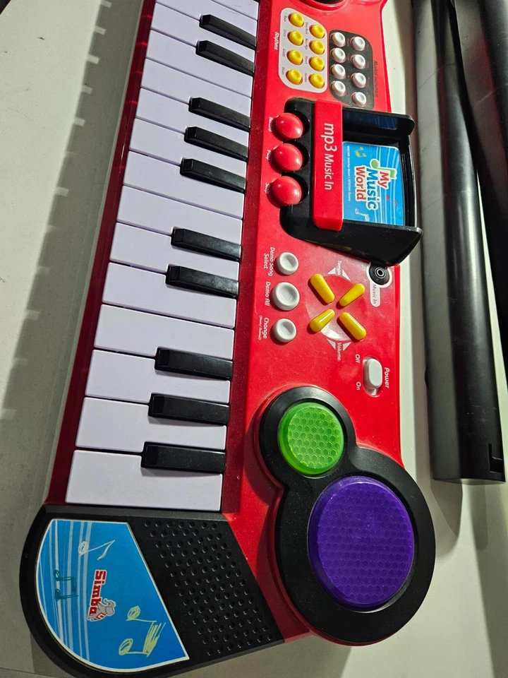 SIMBA Kinder Keyboard Standkeyboard mit Füßen TOP Zustand - Bild 4 von 4