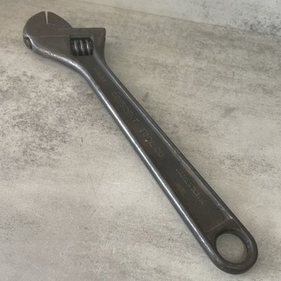 Vintage Crescent AT112 12  Adjustable Wrench USA Heavy Duty Tool