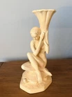 RARE! Red Wing Rumrill 1930's Vase/Candle Holder 576 Woman Turtle Vintage