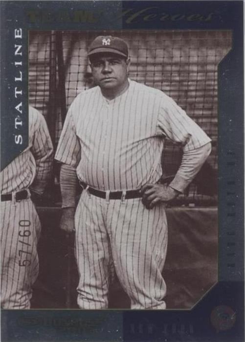 2003 Donruss Team Heroes - Babe Ruth #335 Stat Line /60 for sale online ...