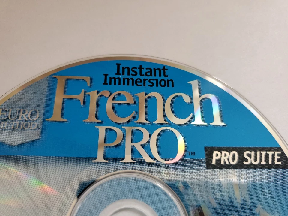 Disco CD Rom de audio de inmersión instantánea francés Pro Suite 7 SOLO 2002 Foto 2 de 4