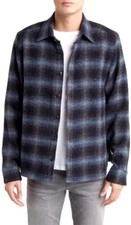 PEREGRINE Check Wool Overshirt X-Large, STORM