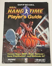 Official NBA Hangtime Players Guide Strategy Brady Games SNES RARE Paperback
