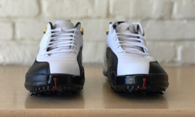 Nike Air Jordan XII 12 Retro Low Black White Golf Men Size 13