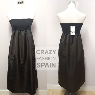 Petite Robe Zara En Velours Noir - Neuve Avec étiquette, Coupe Mini