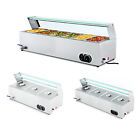 Electric Commercial Food Warmer 1200W Bain Marie Steam Table Buffet Server