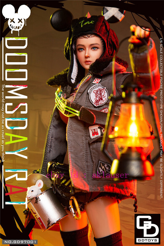 Gdtoys Gd97001 1/6 Trendy Doll Doomsday Rat Action Figure Toy 