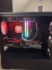 Gaming Desktop Computer, black, mid tower for...