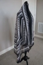 NEW Hale Bob Long Large 71" x 32" Colorful LIGHTWEIGHT Print Scarf Wrap Shawl 