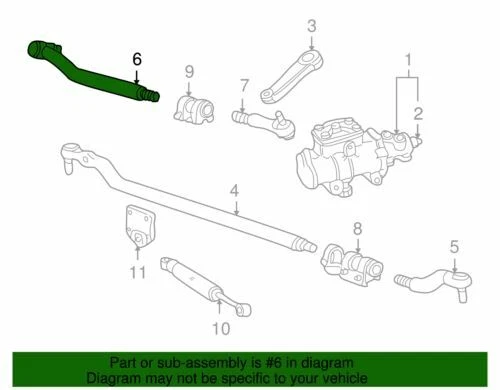 Barra de amarre interior genuina Ford 1999-2006 F-250 Super Duty Excursion AC3Z3A131N OEM Foto 2 de 2