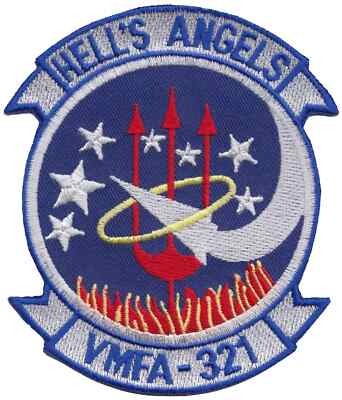 Marine Fighter Attack Squadron 321 VMFA-321 gestickter Patch Abzeichen