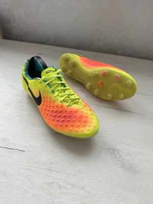 Nike Magista Opus 2 II FG Yellow Football Soccer Cleats ACC US8.5