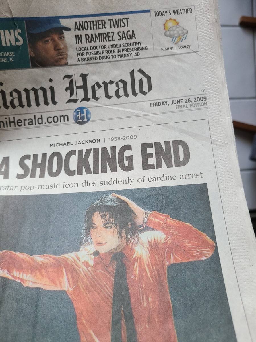 絶版　マイケル　ジャクソン　2009新聞 Amazon.com: Michael Jackson Friday 6/26/2009 Los Angeles