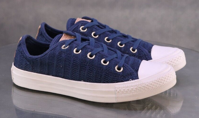 Converse Women's Knit Sneakers Shoes Size 6 Blue thumbnail 4