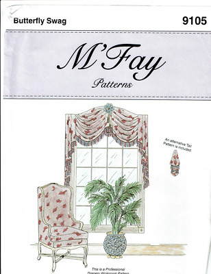 M FAY 9105 Butterfly Swag pattern | eBay