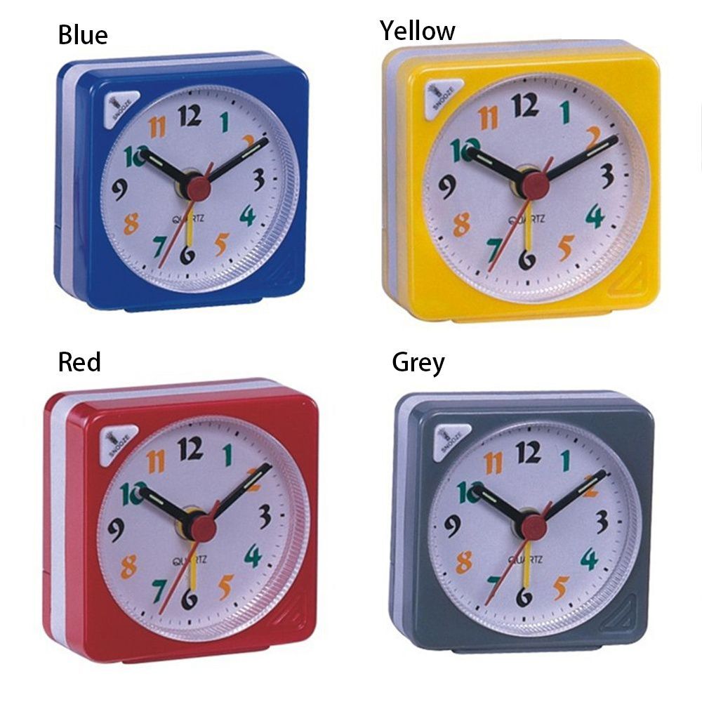 Travel Alarm Clock No Tick Alarm Clock Number Clock Home Decor Bedside