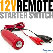 12V Push Button Remote Starter Switch Engine Diagnosis 5-FT 12 Volt Test Tool