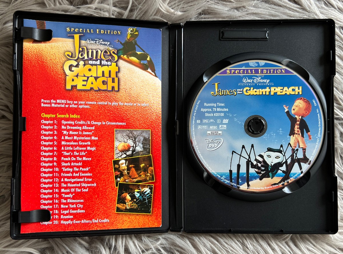 (未使用･未開封品)James &amp; Giant Peach [DVD] James and the Giant Peach (DVD) - Walmart Business Supplies