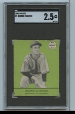 1941 Goudey George McQuinn #5 SGC 2.5
