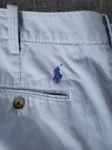 Polo Ralph Lauren Boy's Kids Blue Pincord Chino Shorts Size 12 - Picture 3 of 7